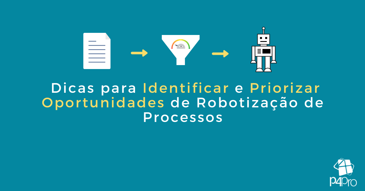 Dicas para Identificar e Priorizar Oportunidades de Robotização de Processos